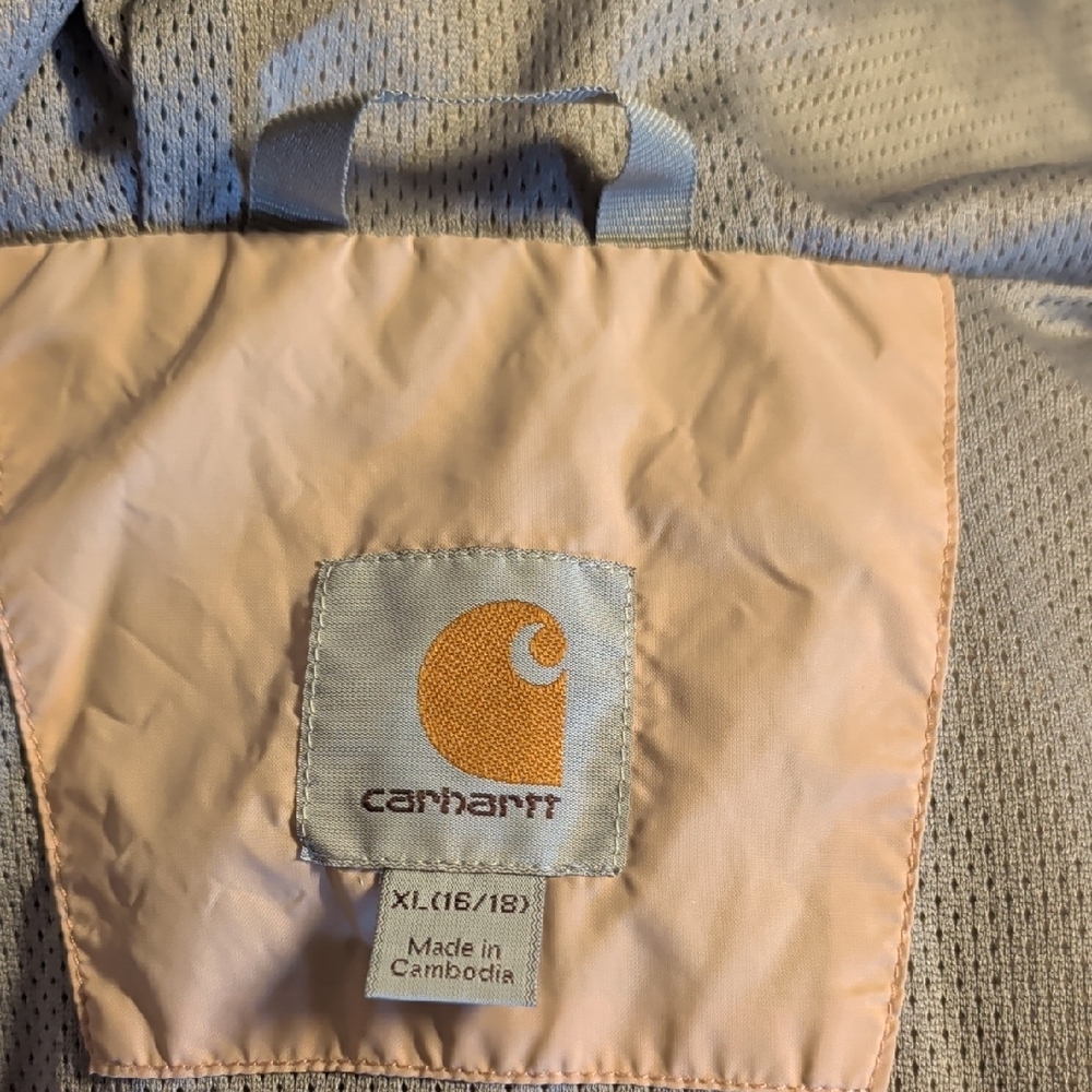Carhartt Women's Rain Defender Hooded Lightweight Coat Size XL MSRP $79.99 - Picture 6 of 8